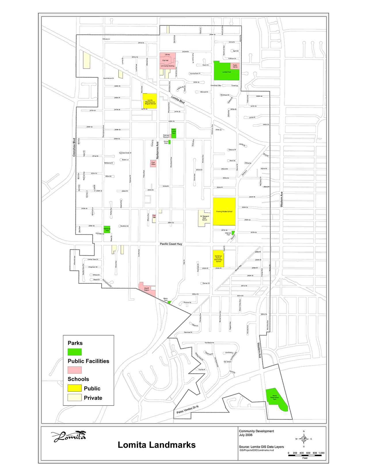 City Maps - City of Lomita