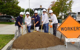 City Council at the Zone G Phase 2 Groundbreaking Ceremony