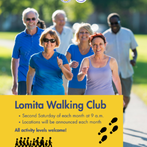 City of Lomita Walking Club flyer