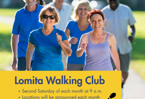 City of Lomita Walking Club flyer